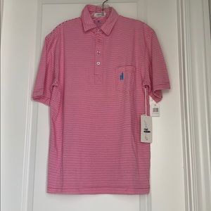 Johnnie O men’s striped polo shirt